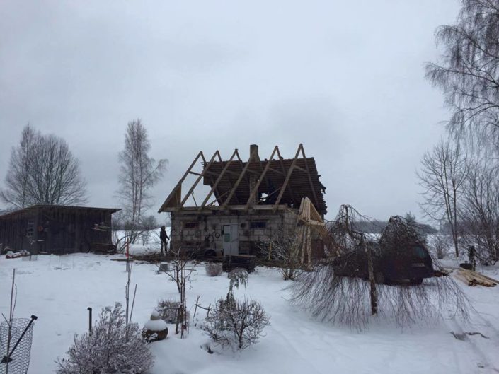 Kõpu katuse ehitus. Kõpu katuse ehitus.